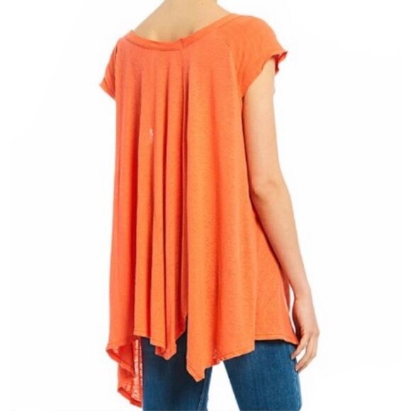 ⭐️NWT MSRP $58 Free People Keep it Casual Tee Women's Size Small - Picture 4 of 7